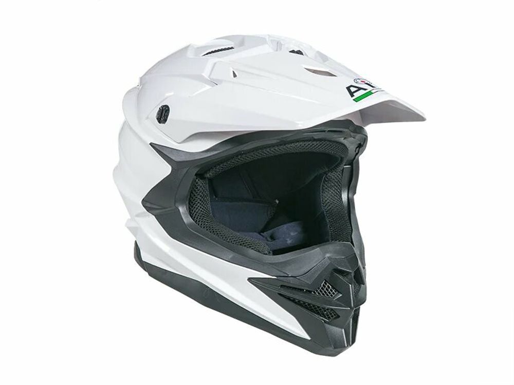 Шлем кроссовый AiM JK803 White Glossy, XS