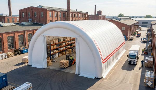 Пневмоангары для сырья: быстрое решение для расширения складов в нестабильные времена