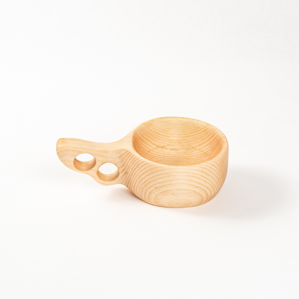 Деревянная кукса из кедра для напитков 100 мл. C66