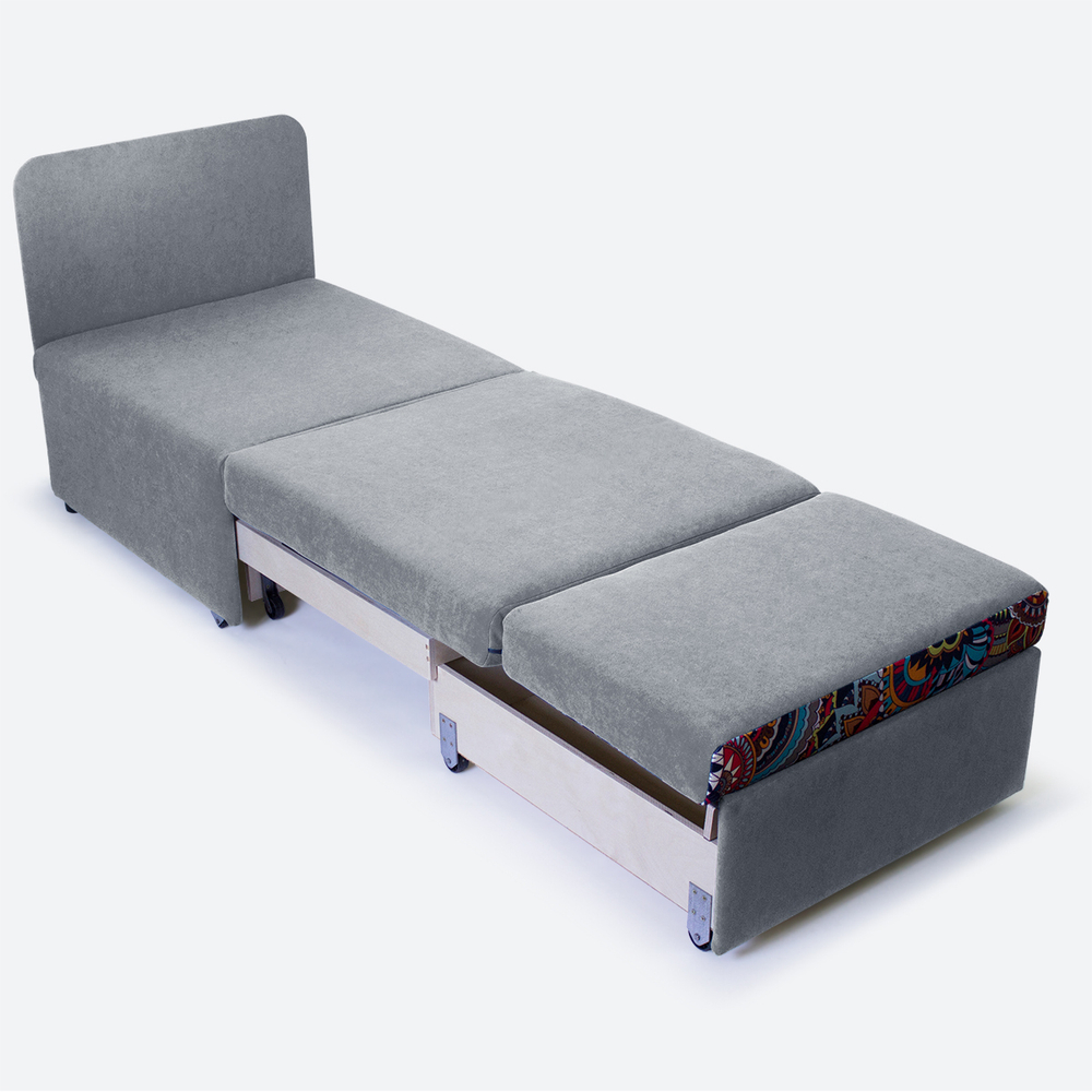 Кресло-кровать "Миник" Dream Grey (серый), купон "Хаски"