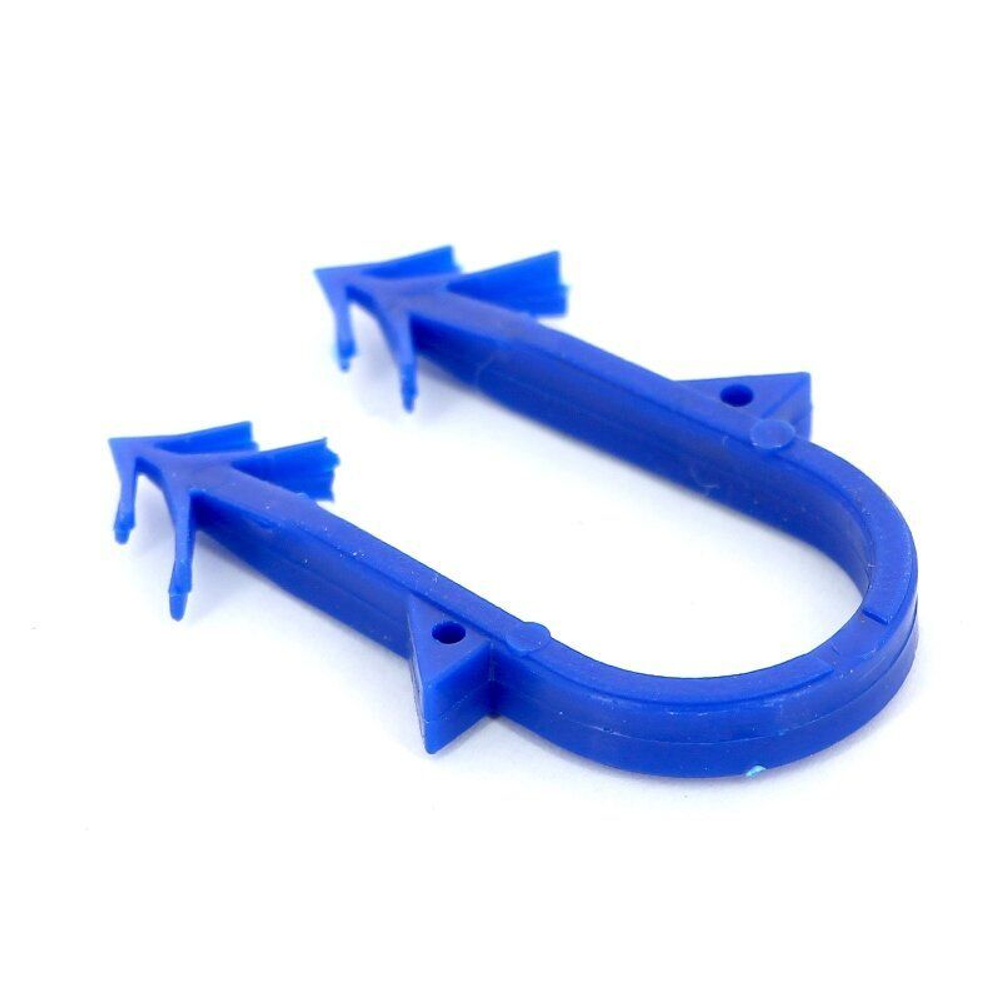 Скоба якорная в обойме 16-20 мм для крепления труб теплого пола ( упаковка 600 шт ) для степлера U-образная