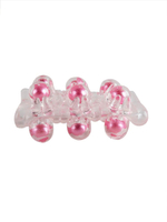 Прозрачная сквозная насадка на пенис с цветными шариками