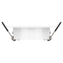 Встраиваемый светильник декоративный ЭРА KL92-1 WH MR16/GU5.3 белый, пластиковый