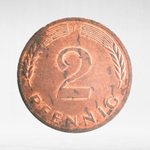 Germany, 2 Pfennigs, 1980, (Stuttgart Mint - "F"), VF