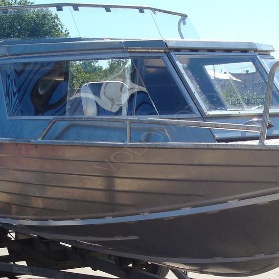Алюминиевая лодка Wellboat 53 рубка