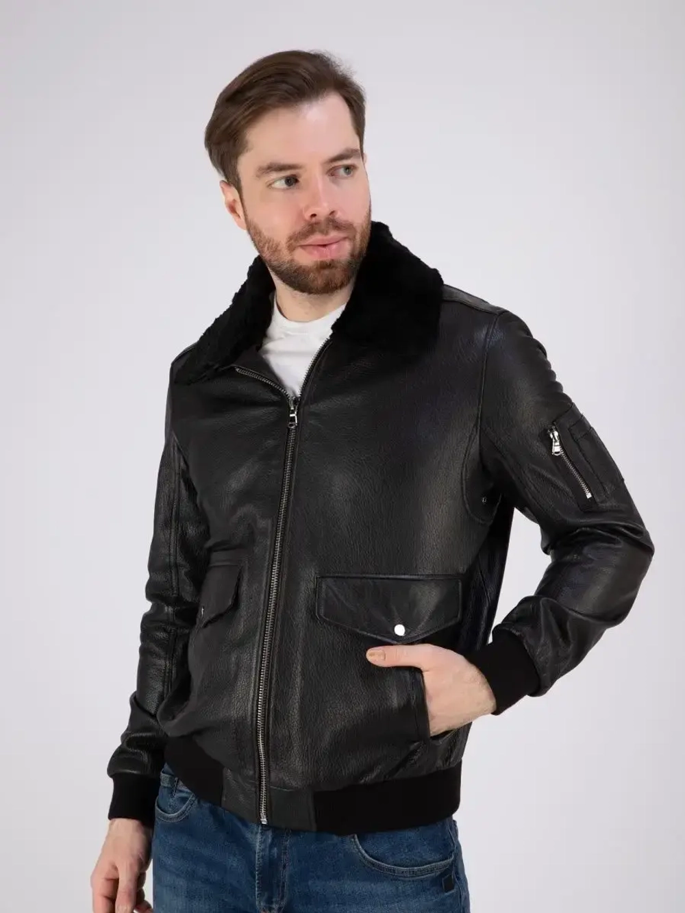 Куртка кожаная из натуральной кожи Турция
