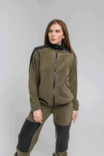 Флисовый костюм женский комби