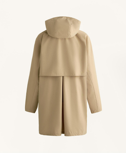 Oysho Плащ с водонепроницаемостью 10 000 мм, цвет верблюжьей шерсти