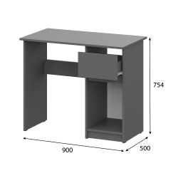 Стол письменный 900 Денвер, графит