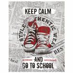 Дневник 1-11 класс 40 л., твердый, BRAUBERG, глянцевая ламинация, "Кеды", 106375