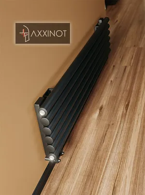 Axxinot Mono Z - горизонтальный трубчатый радиатор шириной 1250 мм