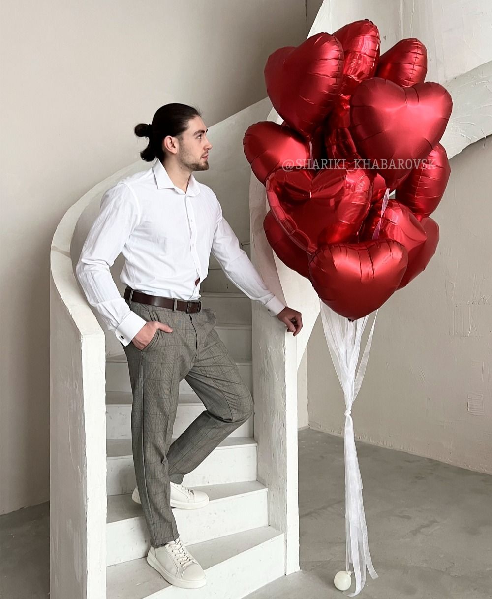 Воздушные шары №6034 (15 сердец) 