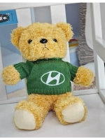 Мягкая игрушка медведь с логотипом Хендай Hyundai 28 см