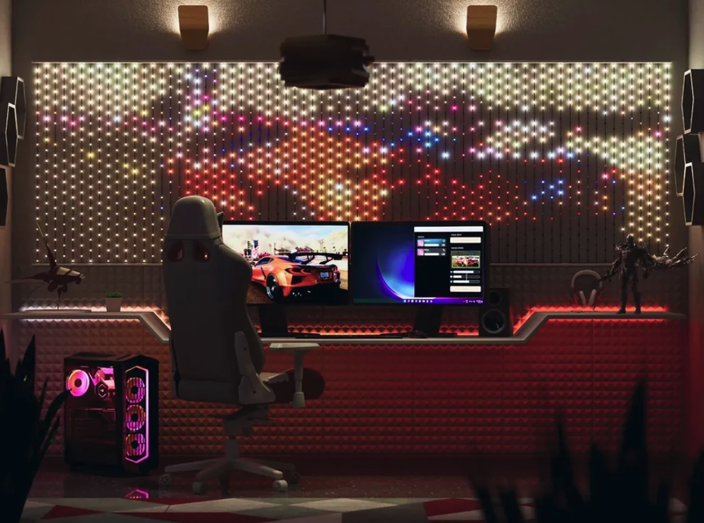 Световая панель Twinkly Matrix 1 x 1 м, 480 RGB