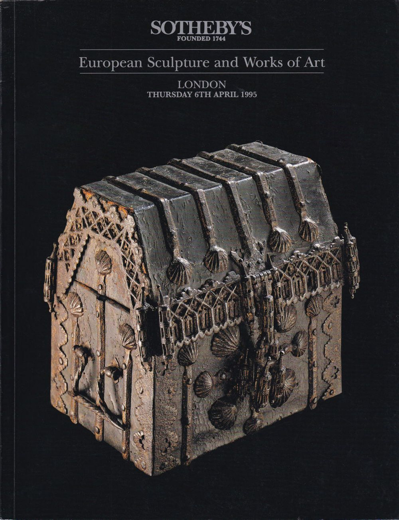 Каталог аукциона Sotheby's, Лондон, Европейская скульптура и предметы искусства от 6 апреля 1995 года