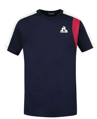 Футболка для мальчика теннисная Le Coq Sportif Kids Enfant - черный