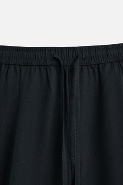 ZARA БРЮКИ RELAXED FIT ИЗ ЛИОЦЕЛЛА, МОРСКОЙ СИНИЙ