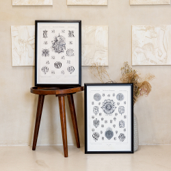 Арт-постер Объект мечты Монограмма 52