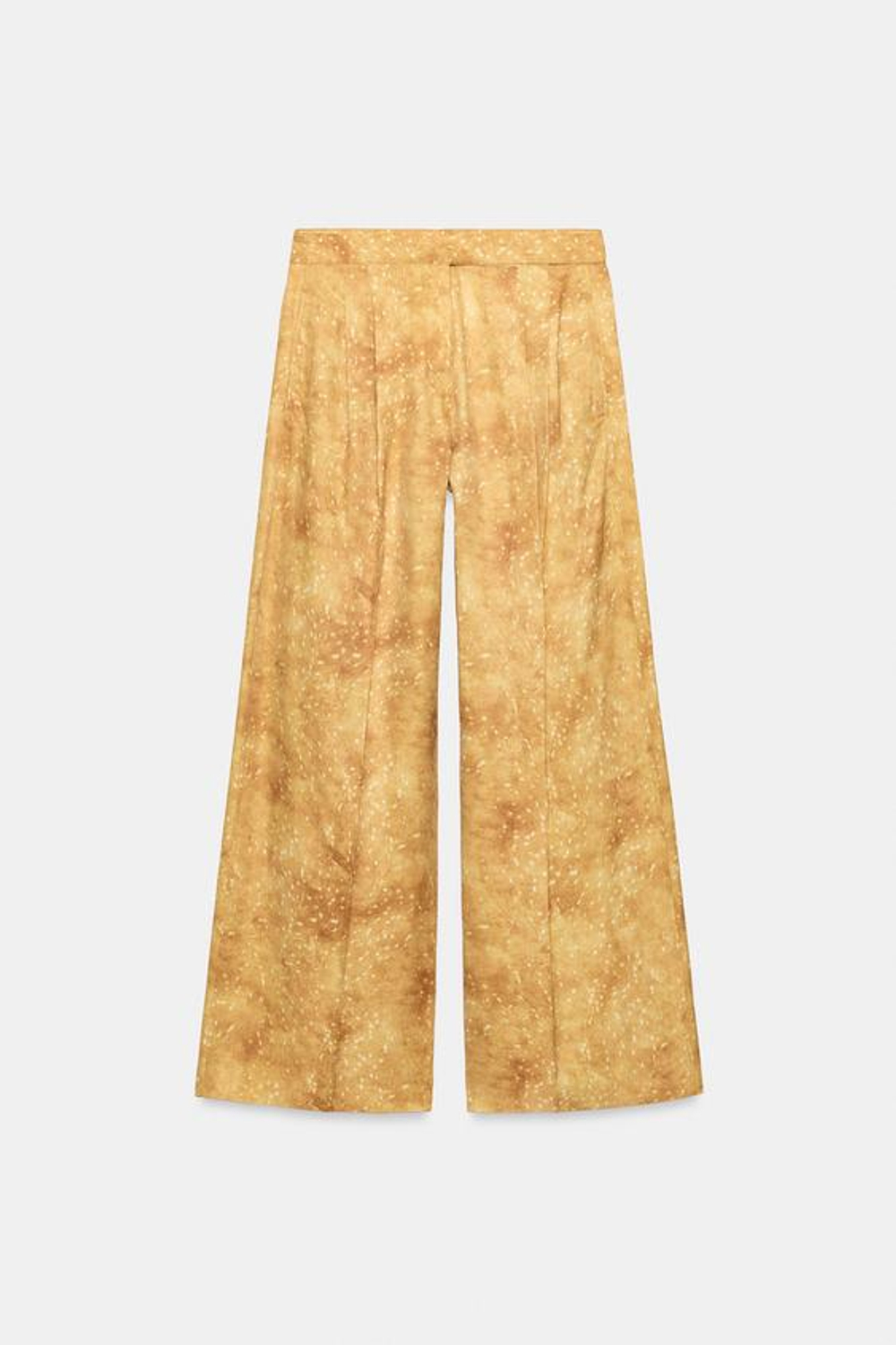 ZARA БРЮКИ С ПРИНТОМ — ZW COLLECTION, ОХРА