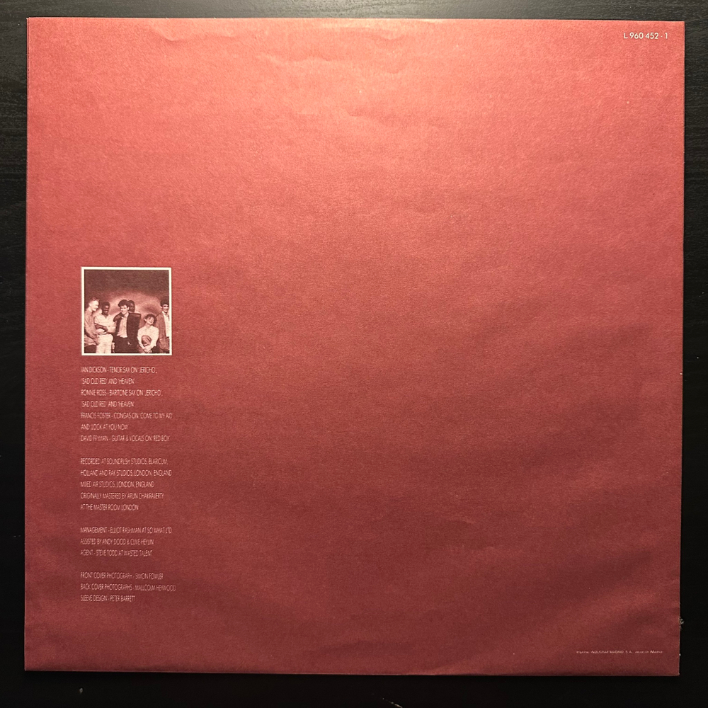 Simply Red - Picture Book (Испания 1987г.)