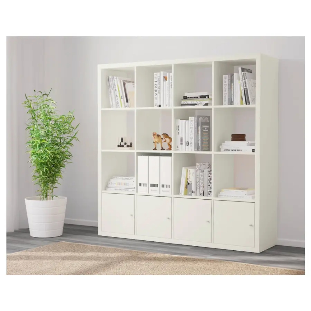 Книжный шкаф - IKEA KALLAX, 147х39х147 см, белый, КАЛЛАКС ИКЕА