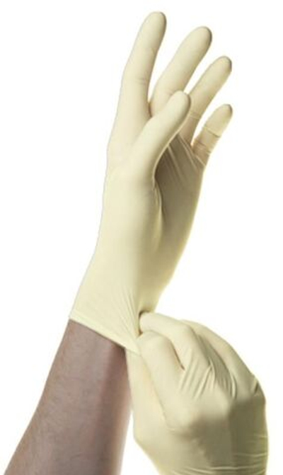 Перчатки латексные смотровые неопудренные SFM, размер S, 50 пар (100 шт.)