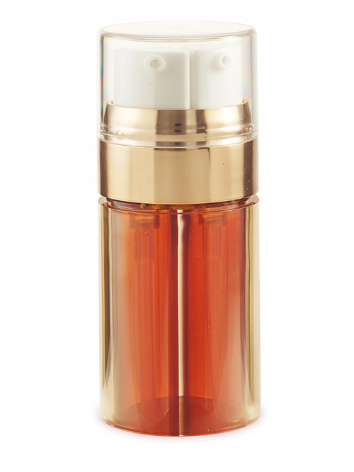 Вакуумный диспенсер с двумя дозаторами 15+15мл и 30+30мл