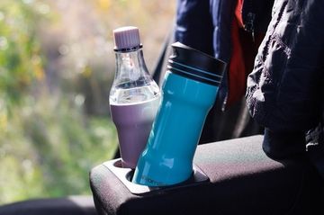 Термокружка 320 мл. из нержавеющей стали Kamille KM-2061 (2 в 1) со сменным горлышком