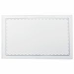 Бейджи горизонтальные (57х90 мм), КОМПЛЕКТ 50 шт., с клипсой и булавкой, жесткие, BRAUBERG, 231903