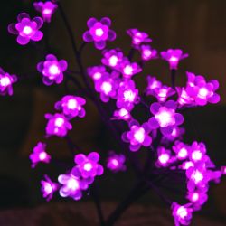 ULD-T3545-048-SBA PINK IP20 SAKURA Дерево светодиодное Сакура. 45 см. 48 светодиодов. Розовый свет. Провод черный. TM Uniel.