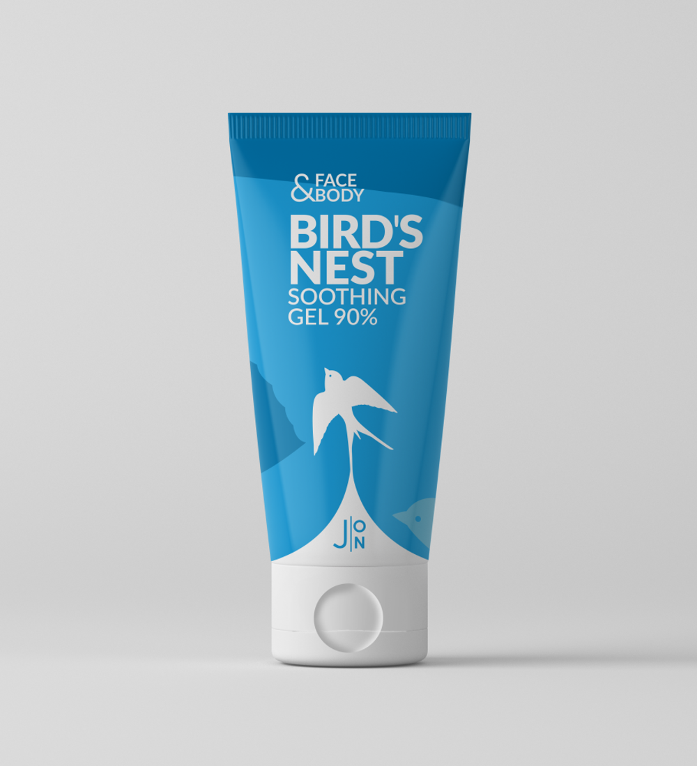 J:ON Гель универсальный ЛАСТОЧКА Face & Body Bird's Nest Soothing Gel 90%, 200 мл