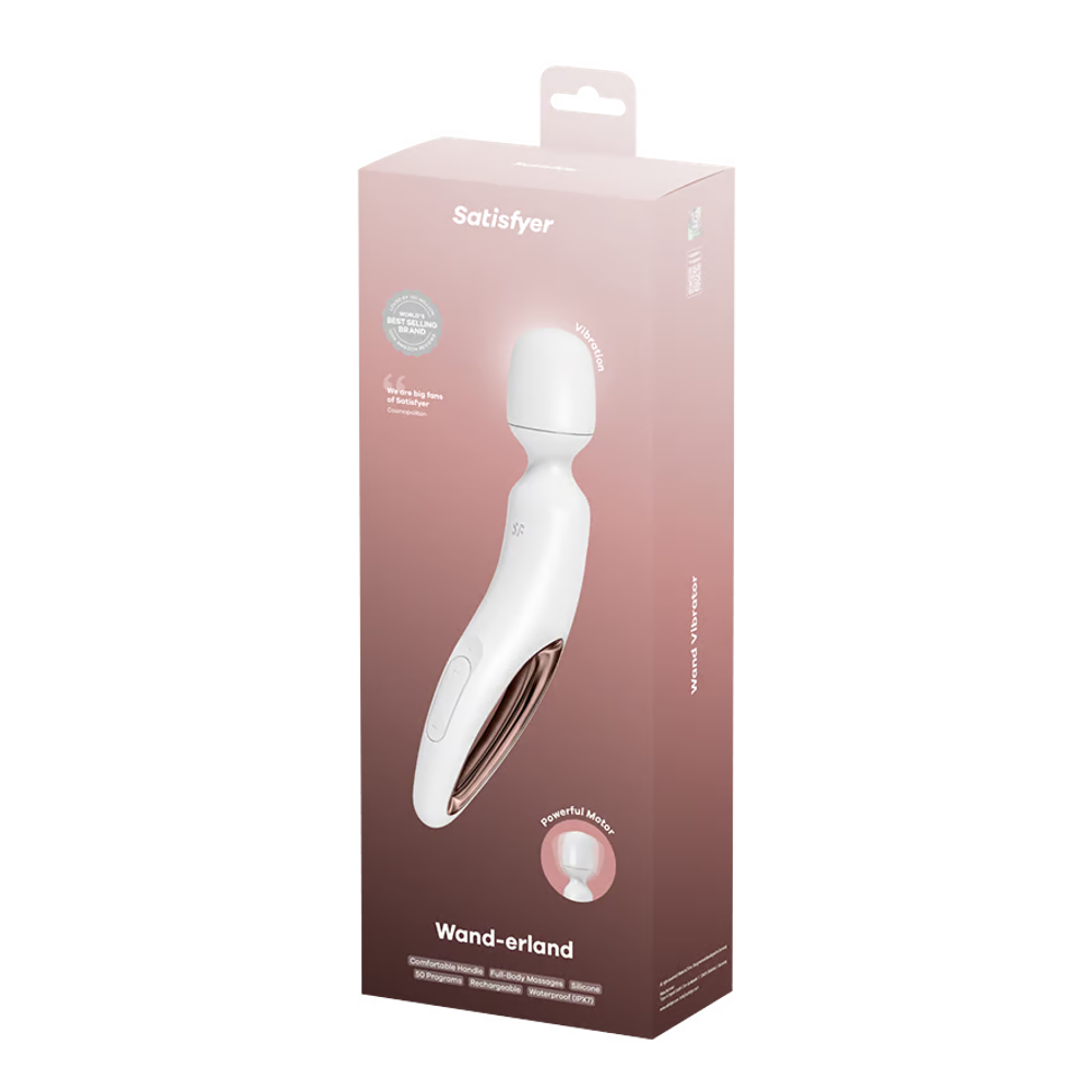 Вибромассажер для тела Satisfyer Wand-erland Woman, белый