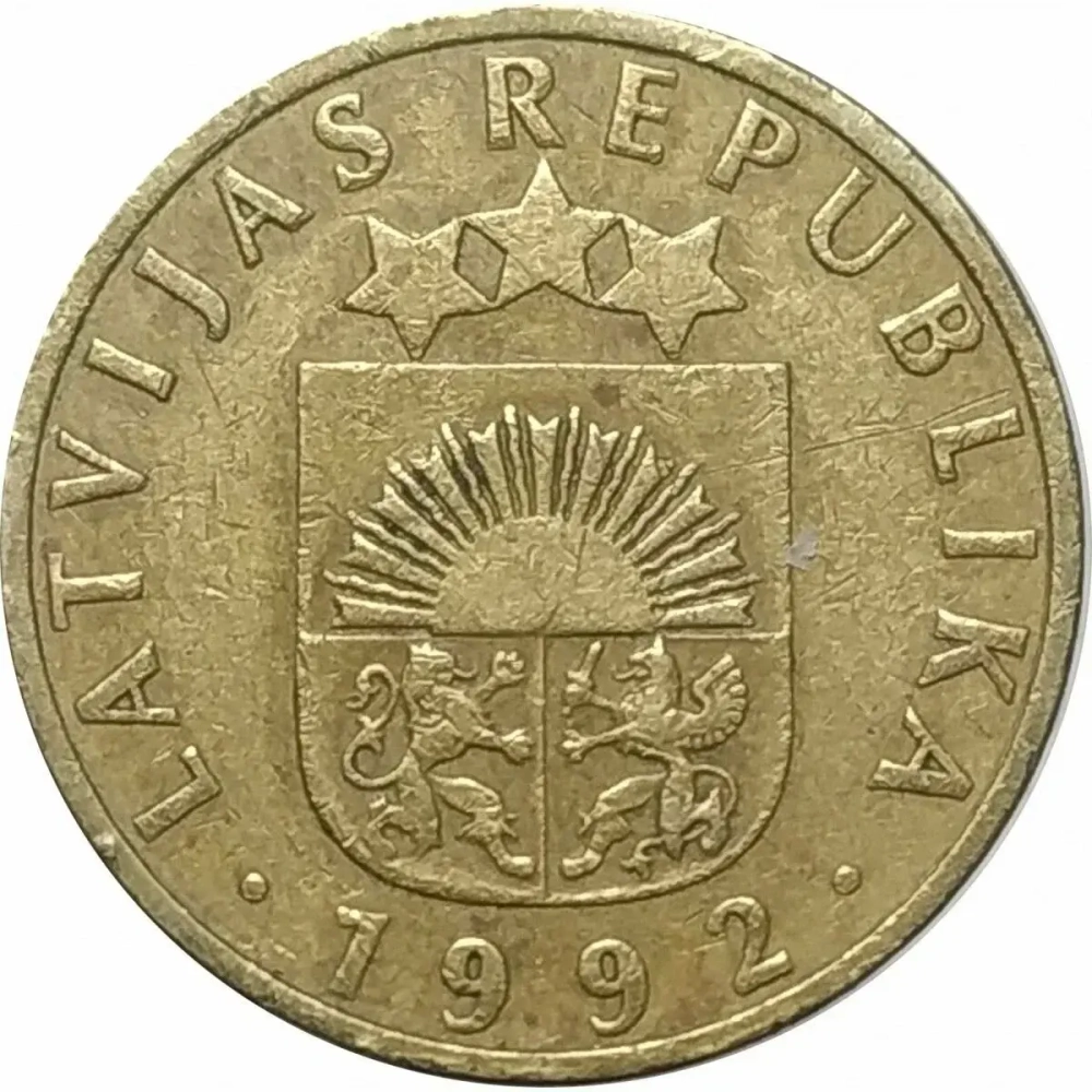 Латвия 10 сантим 1992 год