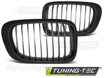 Решетка (ноздри) радиатора BLACK MATT для BMW 3 E46 coupe