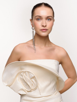 Моносерьга "Points white"