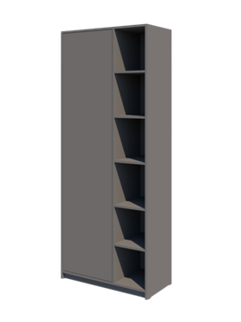 Шкаф ГРАНД-ЛАВОРО-18 /800*2000*400/ левый дуб бунратти / дуб бунратти