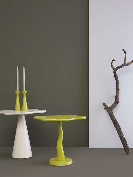 Столик приставной fluid, 56х49 см, лайм