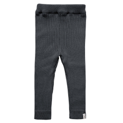 Брючки вязаные oversize графит