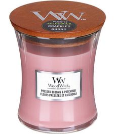 Цветы пачули, ароматическая свеча, WoodWick
