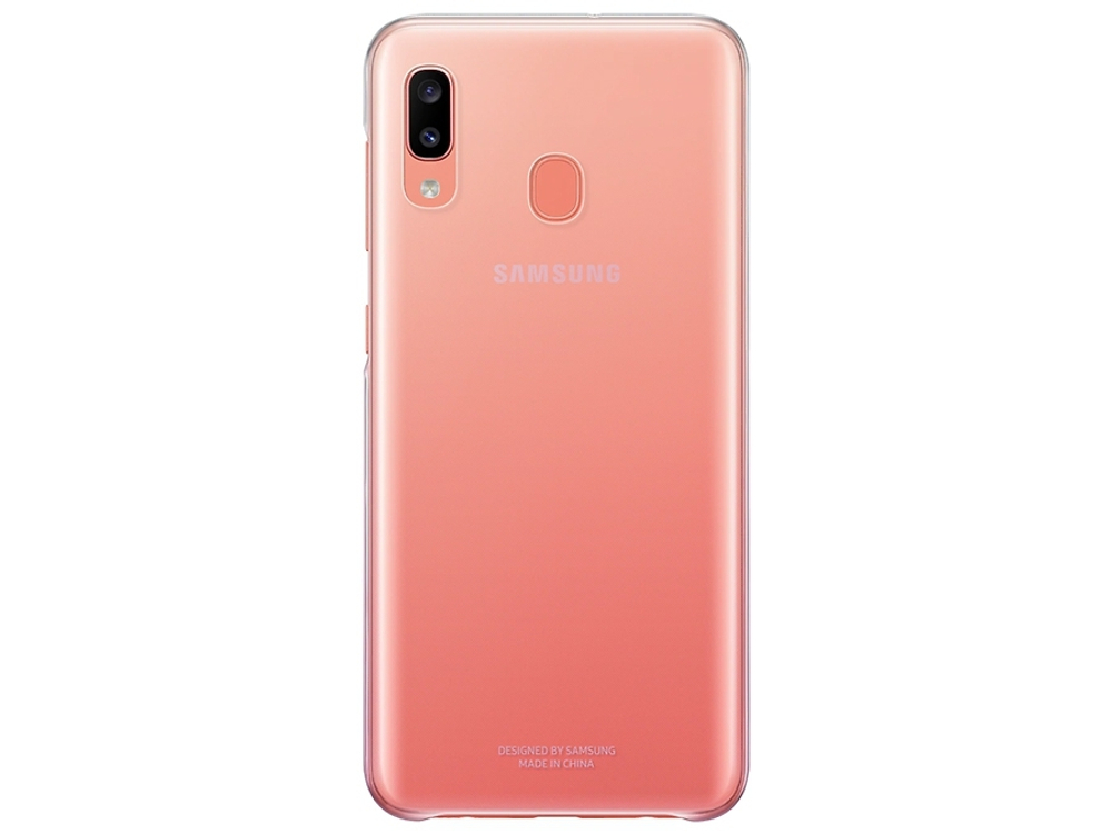 Samsung для Samsung Galaxy A20 Gradation Cover розовый (EF-AA205CPEGRU) Чехол (клип-кейс)