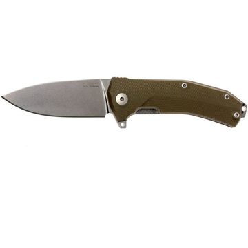 Складной нож Lion Steel "KUR" L/KUR GR c клинком из стали Uddeholm Sleipner®, рукоять G10