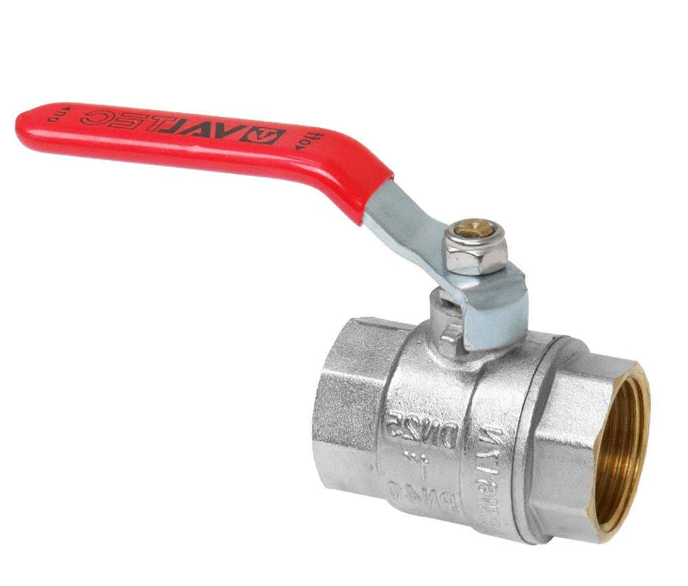 Кран шаровый 15 (1/2") ВВ бабочка (Италия)