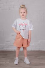 Шорты свободные коралл