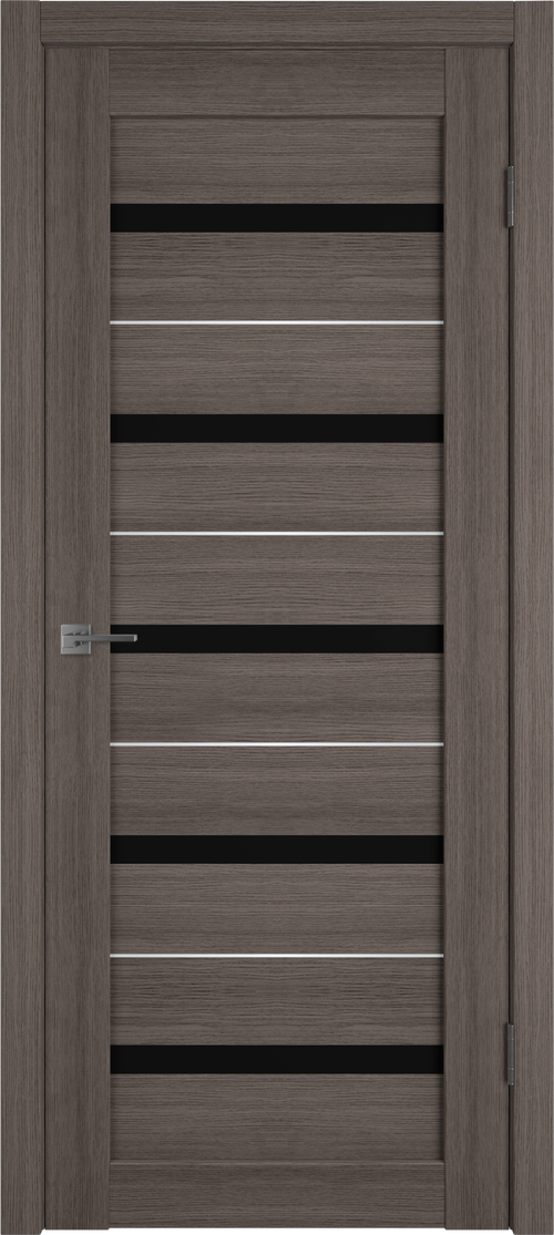 Дверь Atum Al 7 / Grey / Black Gloss SM / Владимирские двери