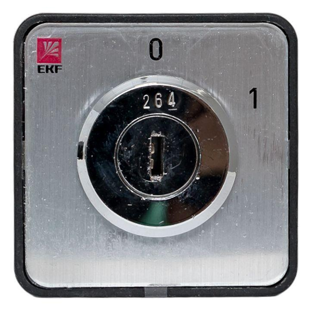 Переключатель кулачковый ПК-1-113 3п 10А "0-1" с ключом EKF pk-1-113-10