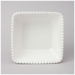 САЛАТНИК КВАДРАТНЫЙ LEFARD "PEARL" 20*7,5 СМ 1200 МЛ (КОР=12ШТ.)
