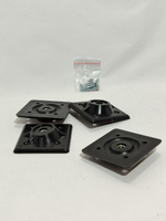 Крепление для мебельных ножек Ширина 7 см, диаметр отв 10мм/ 4 штуки