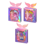 Ластик Basir, фигурный, разборный, серия "Русалочка", набор 5-7 шт