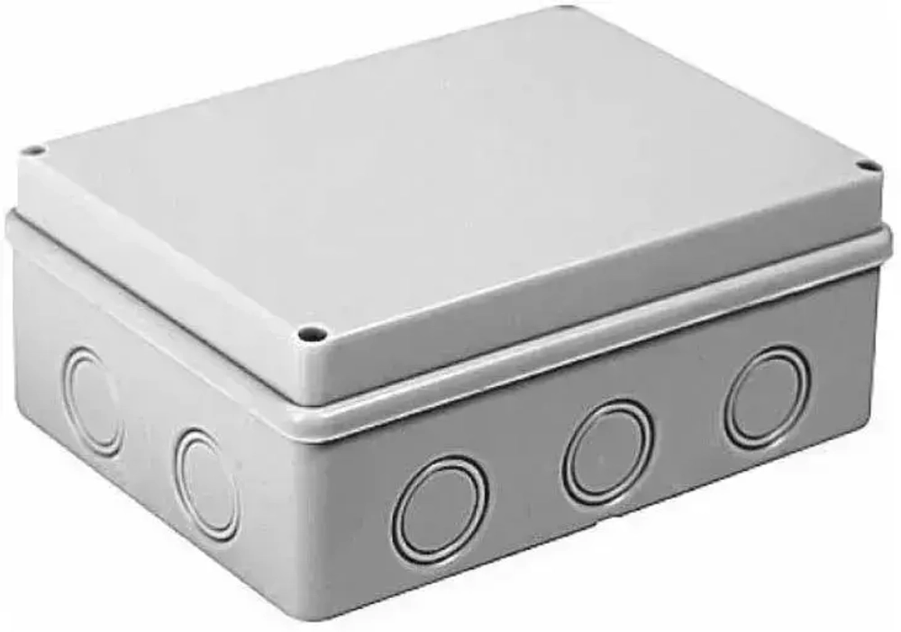 Распаечная распределительная коробка 190х140х70 , без эластичных мембранных вводов, IP55 1 шт.