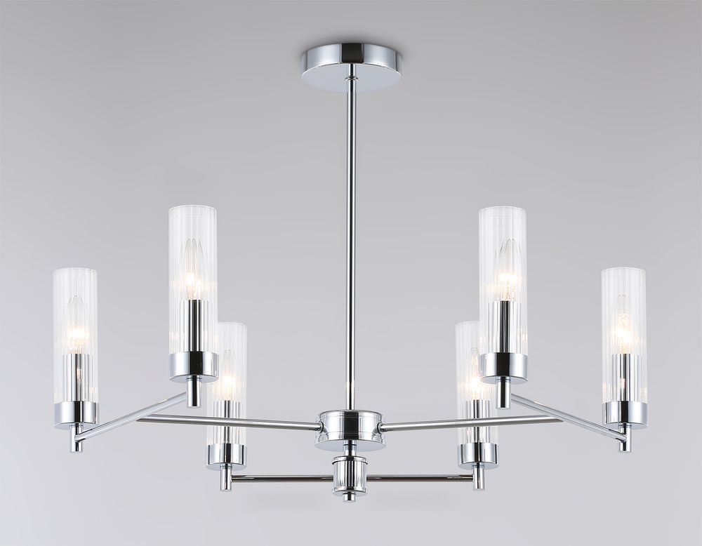 Ambrella Люстра со стеклянными плафонами на штанге Modern LH55151